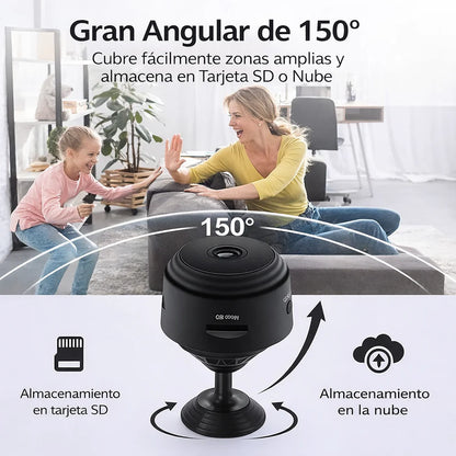 Mini Cámara de Seguridad A9 con Visión Nocturna – Vigilancia Discreta 📷