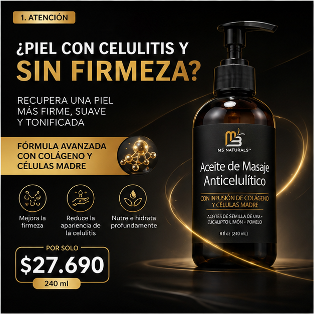 Aceite de masaje Corporal Reafirmante ⭐