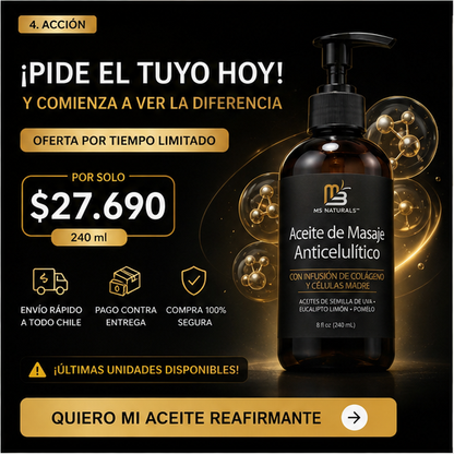 Aceite de masaje Corporal Reafirmante ⭐